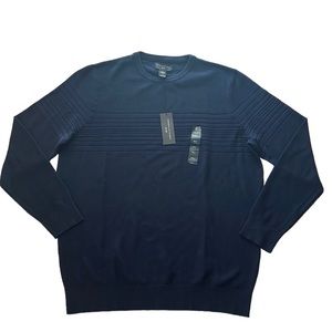 🆕 Shaquille O'Neal XLG Big and Tall Mens Crew Neck Knit Pullover Sweater 3XLT